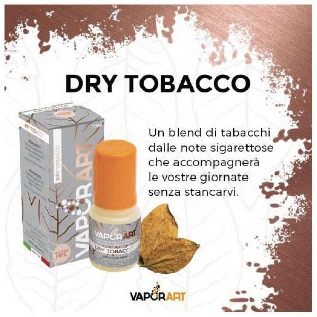VaporArt IT Dry Tobacco Vaporart Liquido Pronto Da 10 Ml