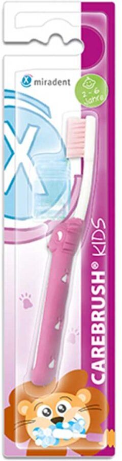 Miradent Carebrush Kids Zahnbürste 2-6 Jahre Pink