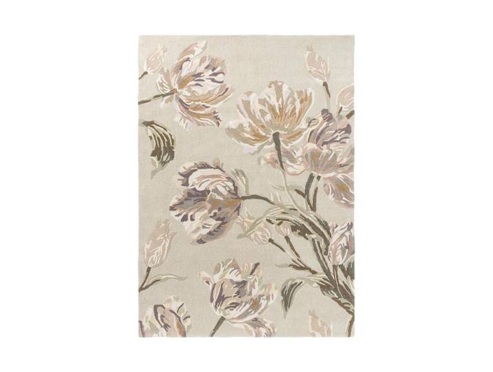 Handgetufteter Designer Teppich „Gosford“ aus neuseeländischer Wolle Sage Green Ø 150 cm LAURA ASHLEY