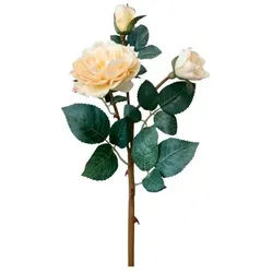 Chic Antique Fleur Rose Kunstblume, H50, honig