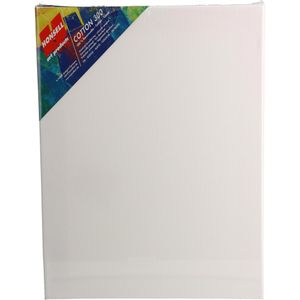 Honsell Keilrahmen 12224 Cotton 300, 24 x 30 cm, Leinwand auf Holzrahmen, 400 g/m²