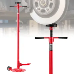 VEVOR Unterhub-Stützständer 1 t Rollbar, Höhenverstellbarer (1320–2033 mm) Wagenheberständer mit Kugelgelagertem Drehgriff & Pedal, zur Unterstützung von Fahrzeugkomponenten Autoreparatur