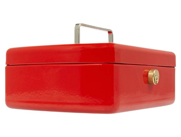 Burg-Wächter Geldkassette Office-Line 2207 Rot 20.2 × 15.7 cm