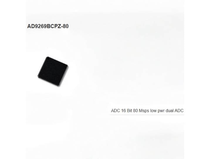 ADC 16 bits 80 Msps faible pwr double ADC AD9269BCPZ-80