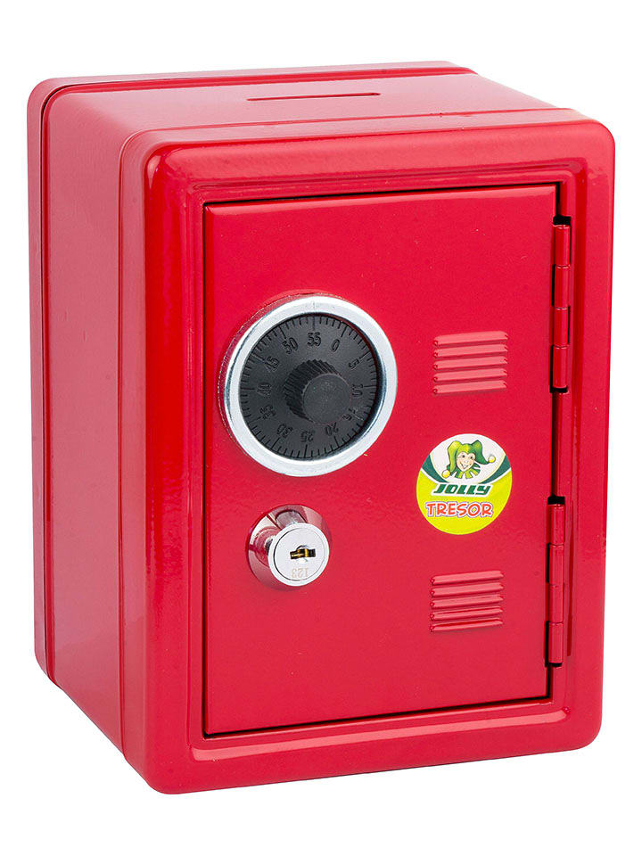 Jolly Spardose "Tresor" in Rot - (L)16,5 x (B)12,5 x (H)12 cm - onesize
