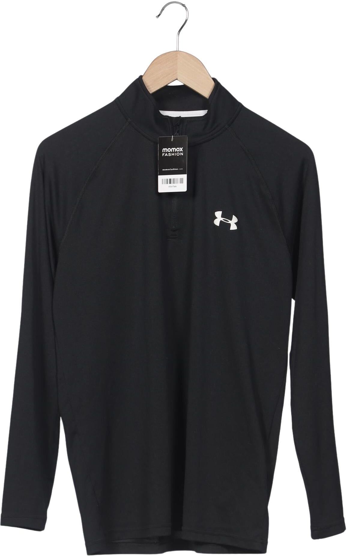 Under Armour Herren Langarmshirt, Schwarz, Gr. S, Synthetik - Second Hand