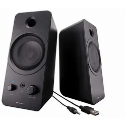 Tracer TRAGLO46370 Speakers 2.0 Mark USB BLUETOOTH, PC Lautsprecher, Schwarz