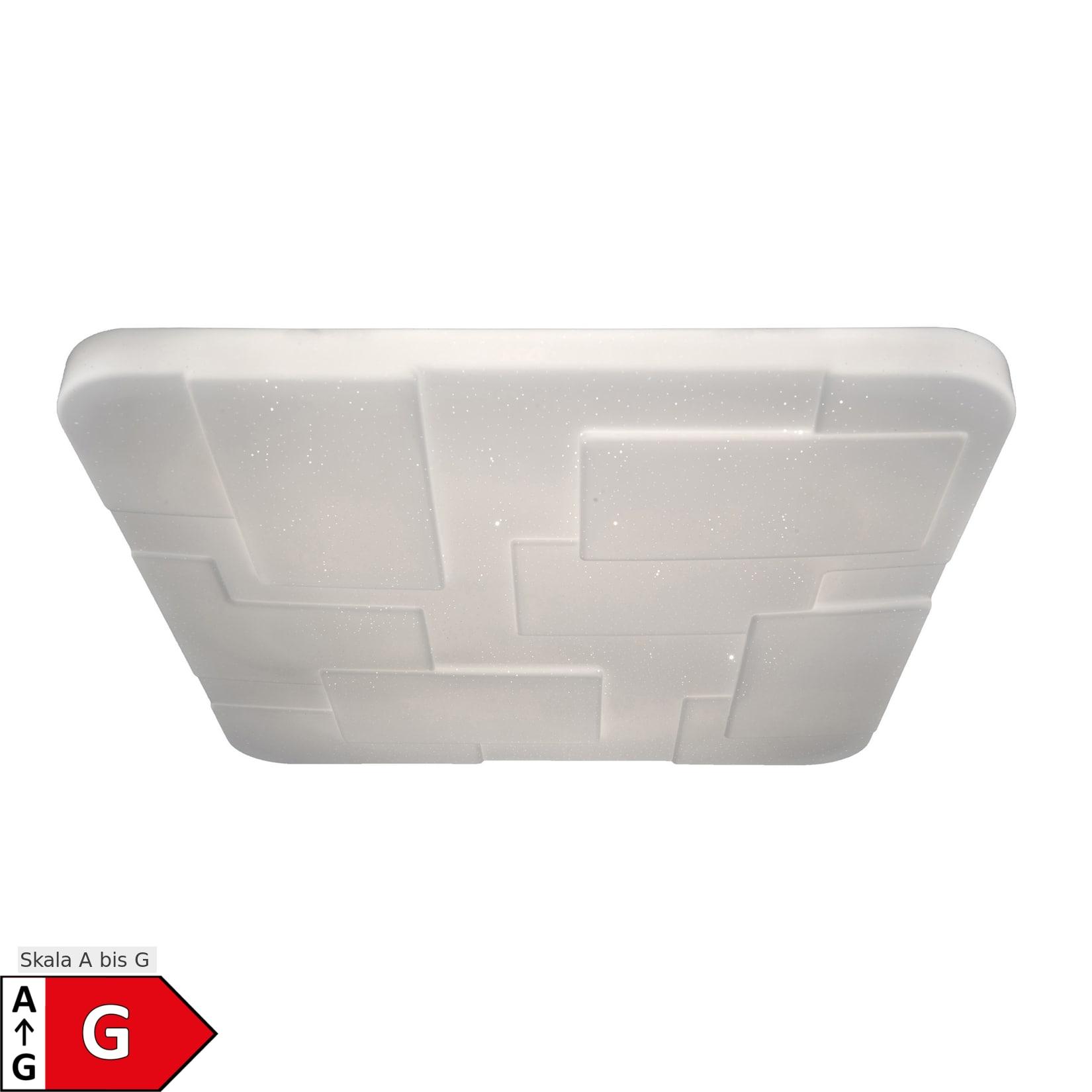 Näve LED / CCT Deckenleuchte "LUXOR" L/B: 54cm Kristalleffekt