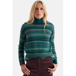 Seasalt Pullover Fruity Ripple Marks Damen Blau Türkis Braun Gestreift