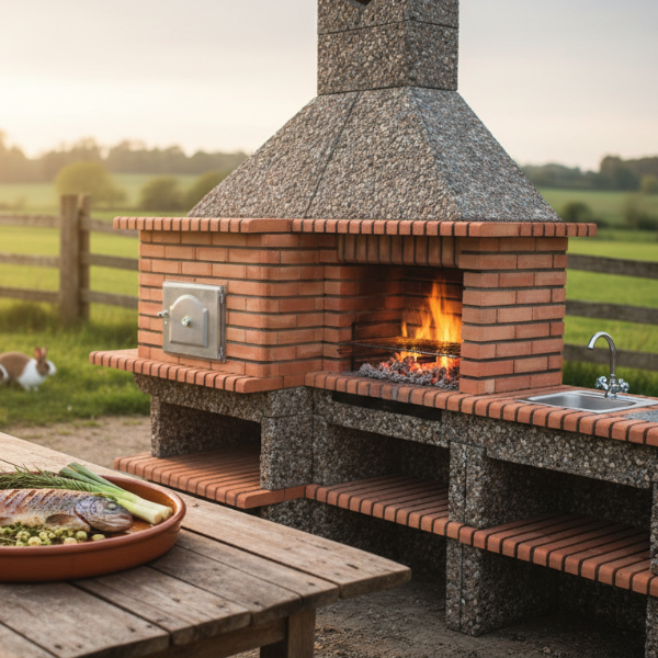 My-Barbecue Barbacoa y Horno para Pizza de Exterior AV5300F - Izquierda
