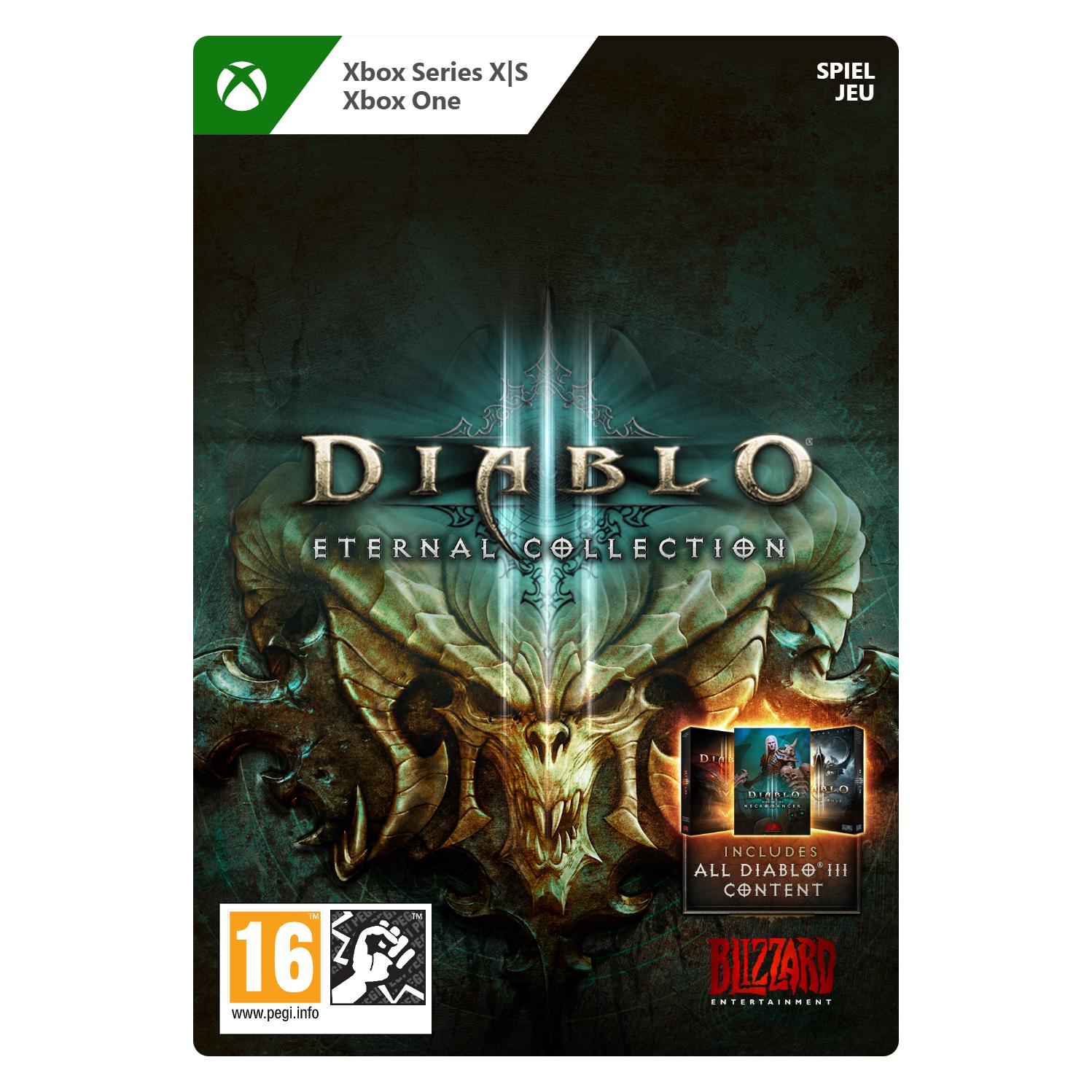 Microsoft Xbox Diablo III: Eternal Collection Download Code (Xbox One S, Xbox One X, Xbox Series S, Xbox Series X) (G7Q-00234)