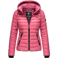NAVAHOO Damen Steppjacke leichte Übergangsjacke mit Kapuze Lulana
