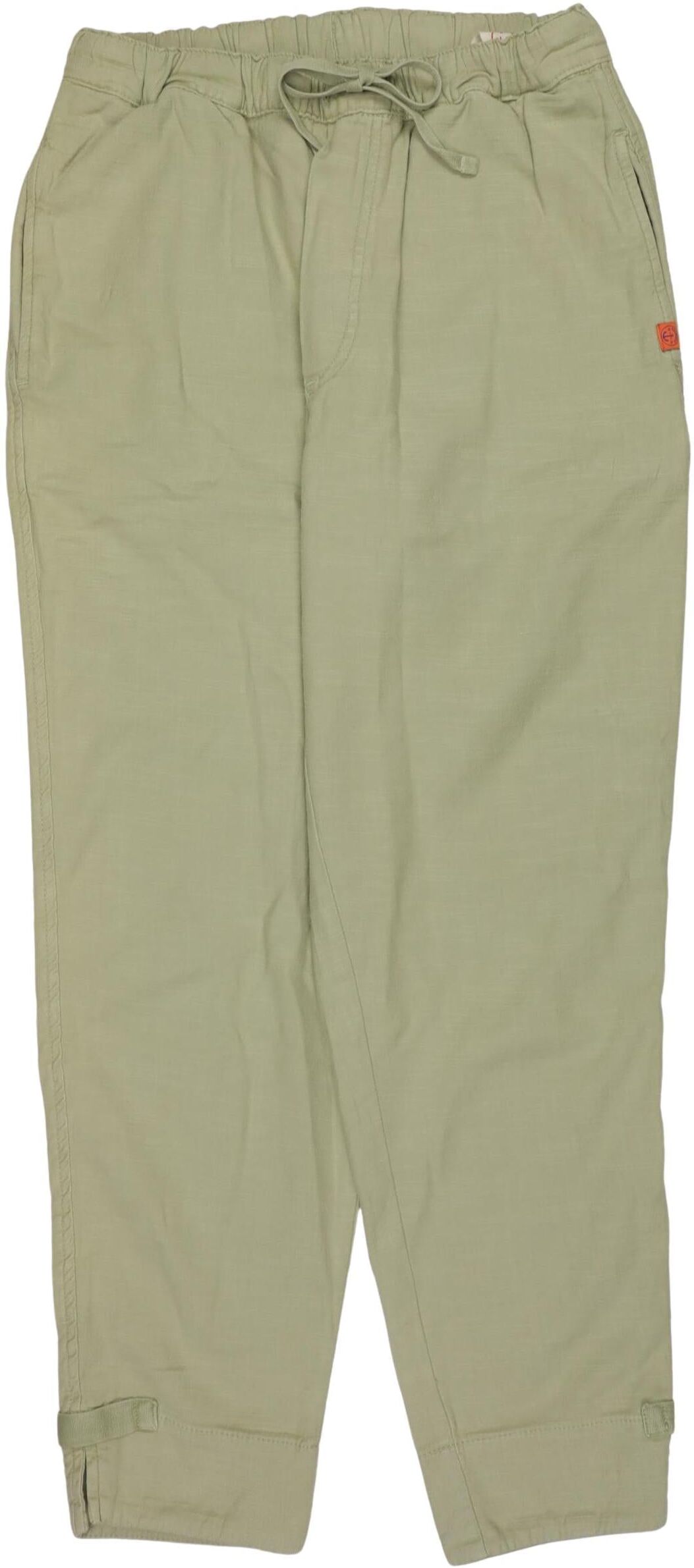 Adenauer & Co Damen Stoffhose, Hellgrün, Gr. XS, Baumwolle - Second Hand
