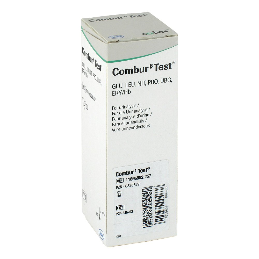 Roche Diagnostics Deutschland GmbH Combur 6 Test Teststreifen 00838559