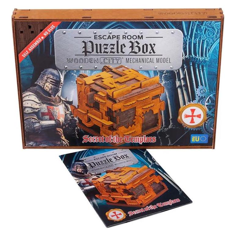 WoodenCity WOODEN CITY 3D Holzpuzzle Escape Room: 149 Puzzle Box (WR354)