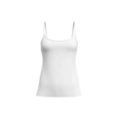 Unterhemd CALIDA "Unterhemd Spaghetti-Top Essential Cotton 1er Pack", Damen, Gr. 44-46, N-Gr, weiß, Obermaterial: 95% Baumwolle CO. 5% Elasthan EL., Unterhemden Unterhemd