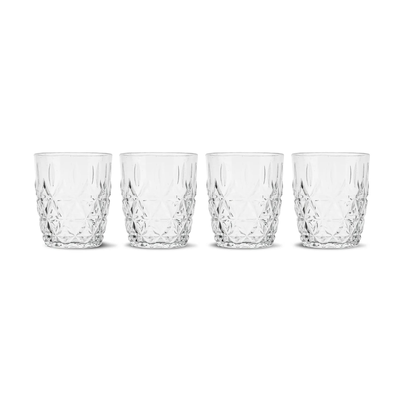 Sagaform Picknick Juni waterglas 28 cl 4-pack Helder