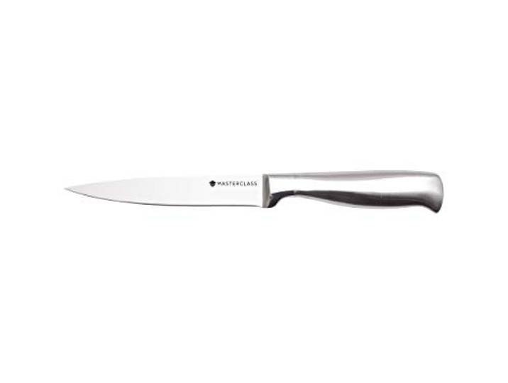 MasterClass Acero Deluxe roestvrijstalen koolstofstalen keukenmes, 12 cm (4,5 )
