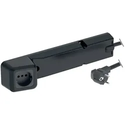 Geberit Steckdosenelement 505090002 230 V, IP 20, mit Netzstecker und Befestigungsmaterial