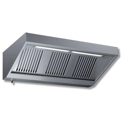 A&S polarny Wandhaube ohne Motor Edelstahl Beleuchtung 1200x700x450mm Filtertyp B