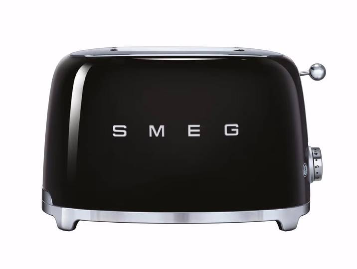 Smeg Toaster Retro black – schwarz