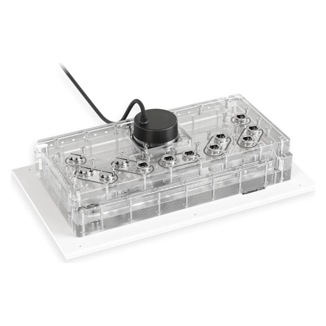 Alphacool Apex Distroplate Dark Base Pro 901 White mit A (14658)