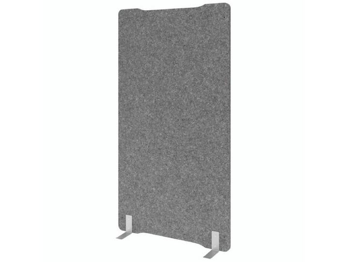 HAMMERBACHER Standtafel Hammerbacher Trennwand Akustik gerade 100x180 grau.