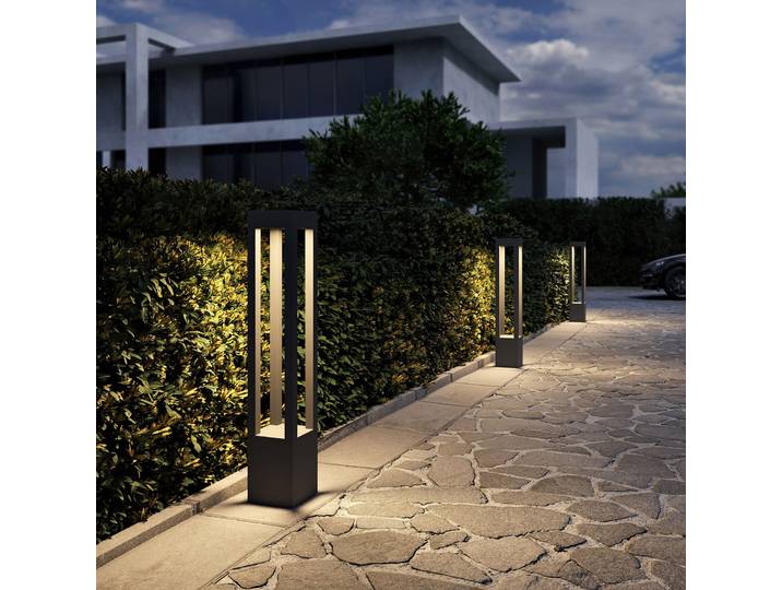 Lienna Lampe de Jardin H90 Dark Grey - Arcchio - Terrasse - Moderne - Aluminium - À ampoule unique