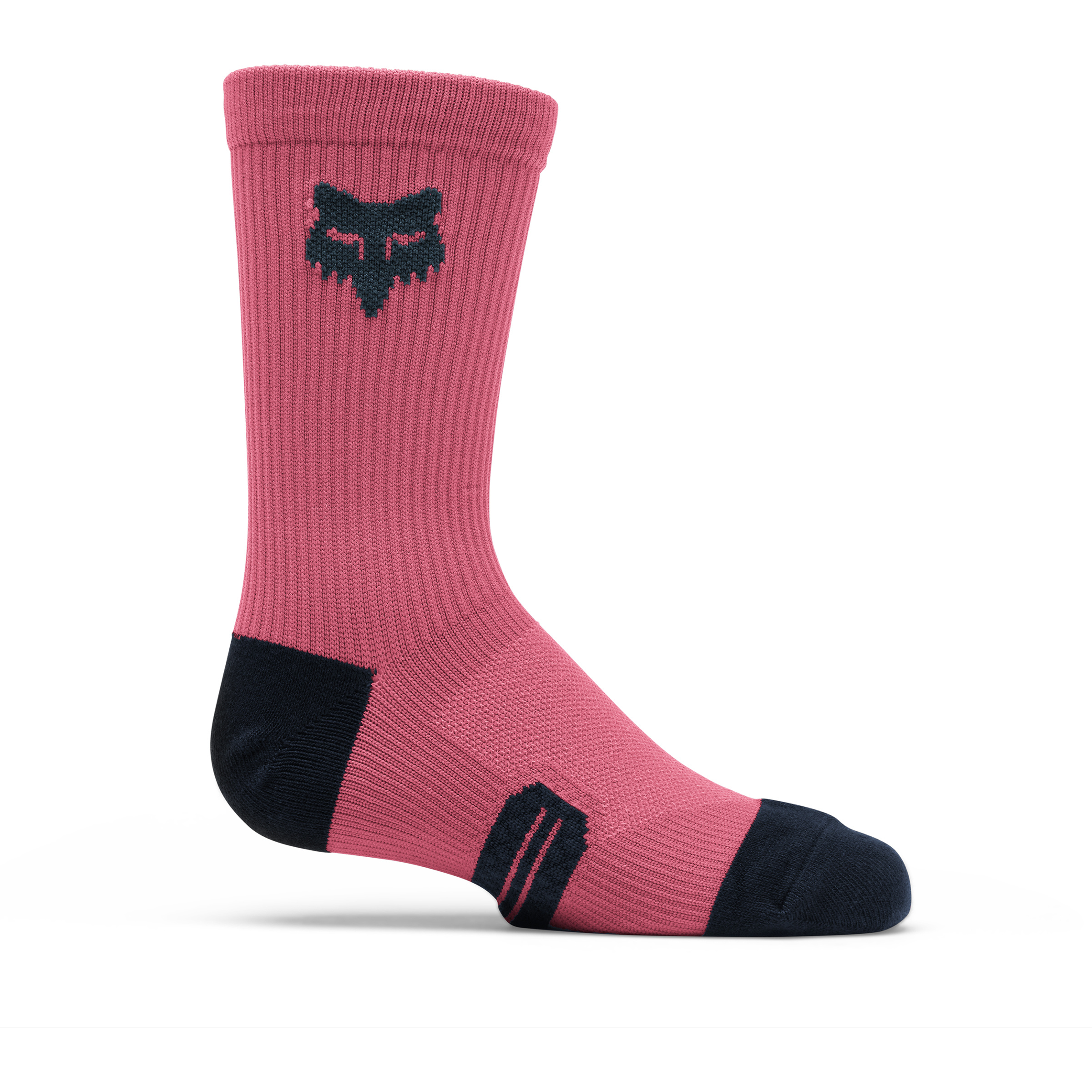 Fox 6" Ranger Crew Kinder Fahrradsocken pink Größe 34 Mountainbike | Gravel Elastisch