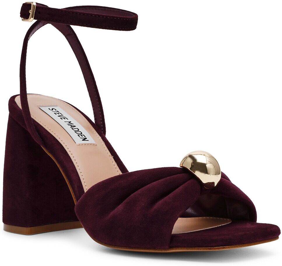 STEVE MADDEN Sandales à talons bloc, en cuir suédé, MELADI