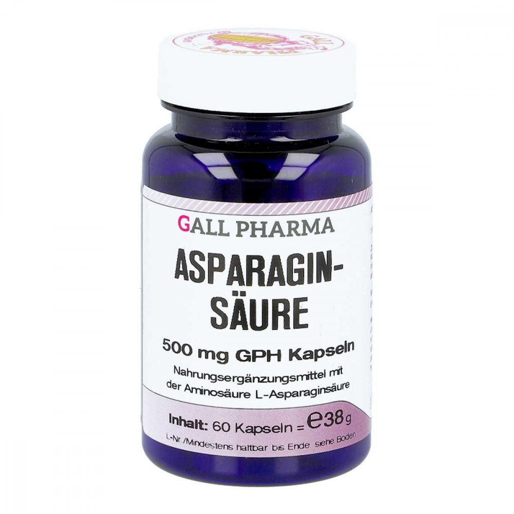 Hecht-Pharma GmbH Asparaginsäure 500 mg Gph Kapseln 00127829