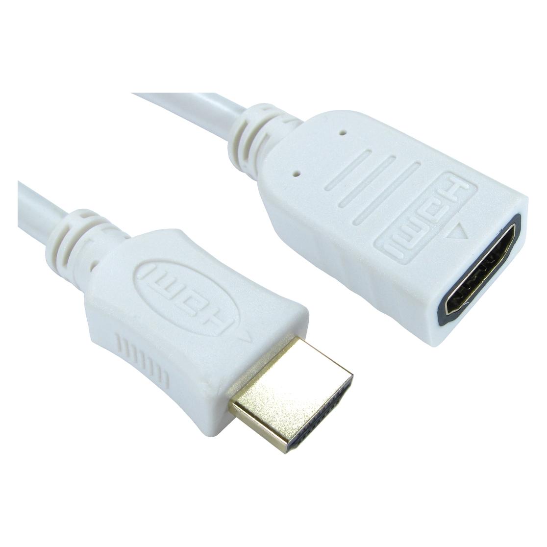 Cables Direct CDL 3m High Speed HDMI Whi Hood (3 m) (99HDHS-403WHT)