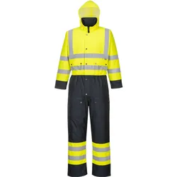 Warnschutz Winter Overall "S485" Kontrast - 6XL - gelb/marine