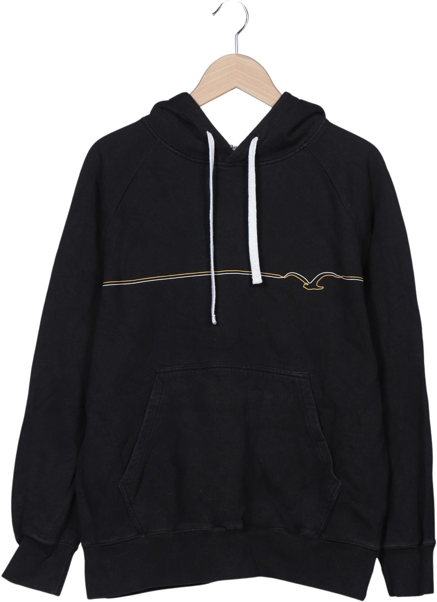 Cleptomanicx Herren Kapuzenpullover, Schwarz, Gr. M, Baumwolle - Second Hand
