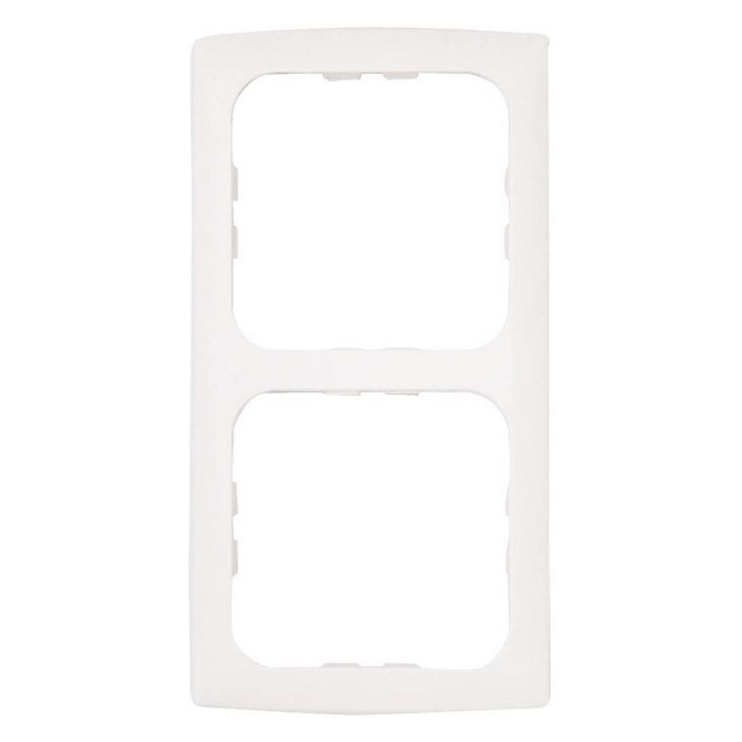 Inprojal Elektrosysteme me 2fach Rahmen Weiss 102561 (102561)