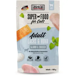 MACs Cat Pouch Lachs & Huhn | 12x100g Katzenfutter