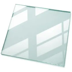 TISCHPLATTE 50 x 50 cm Transparente Glasplatte