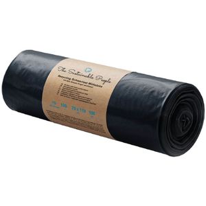 TSP Müllsäcke Recycling, 5014, 120 Liter, extra stark, schwarz, 15 Stück