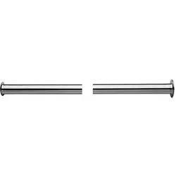 ASW Kupferrohr 453005 10 x 300 mm, 3/8"x1/2" Bördelrohr, verchromt