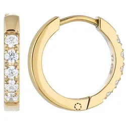 DIAMONIQUE® TITAN Creolen = 0,30ct Brillantschliff