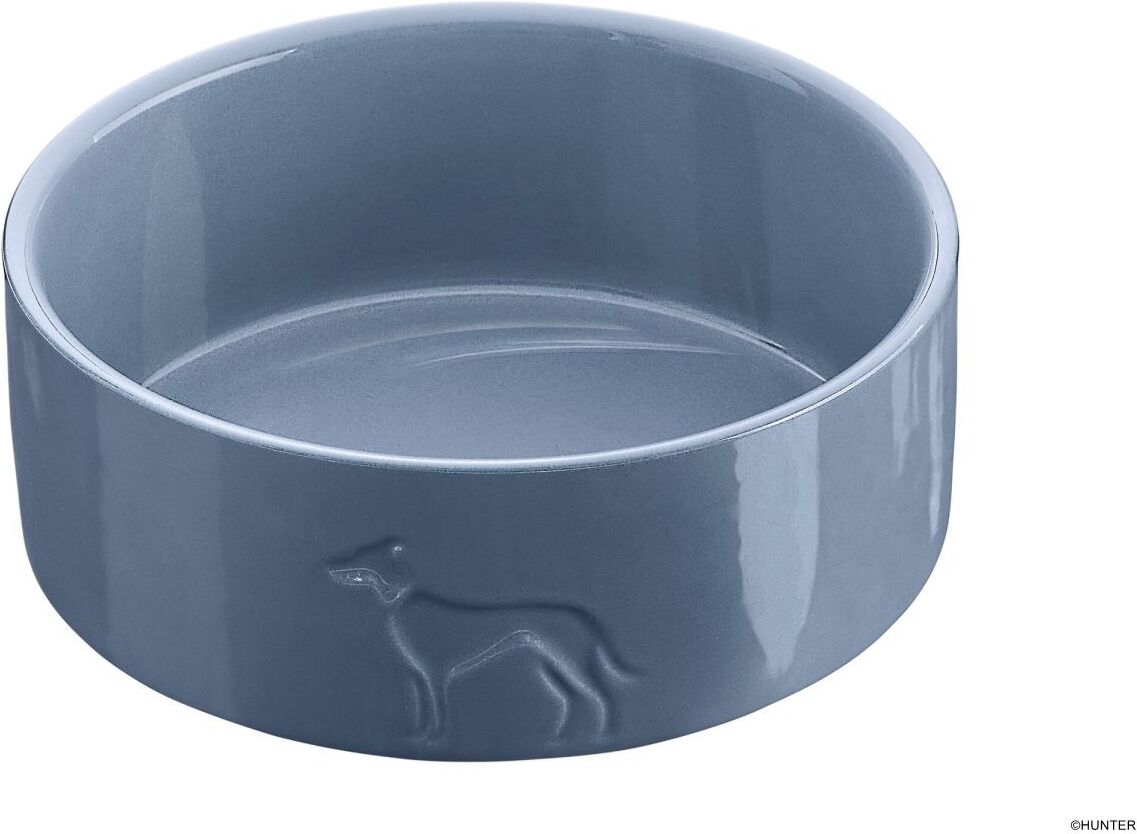 DOG SPORT HUNTER Keramik-Napf Osby Glazed 1100 ml, taubenblau