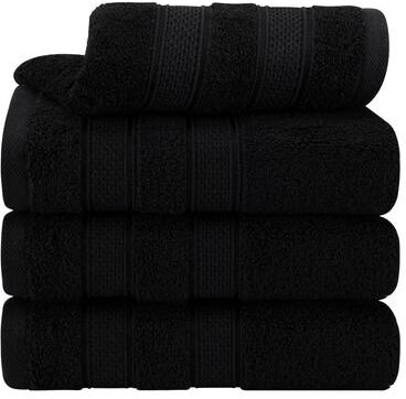 American Soft Linen 4 Piece 100% Cotton Salem Hand Towel Set