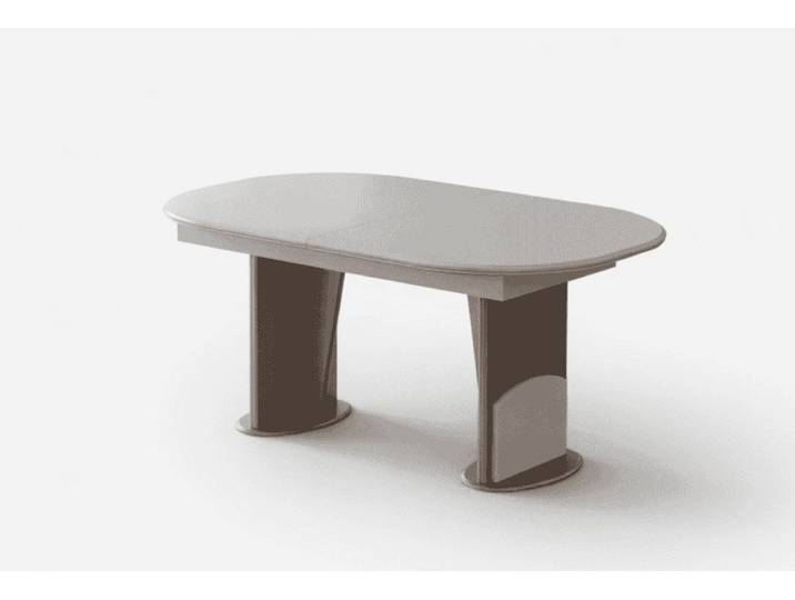 JVmoebel Esstisch Design Esstisch Oval Ausziehbar Beige Modern Speisen Esszimmer (1-tlg)