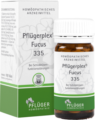 Homöopathisches Laboratorium Alexander Pflüger GmbH & Co. KG PFLÜGERPLEX Fucus 335 Tabletten 100 St 04407023