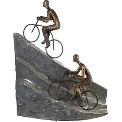 Casablanca by Gilde, Deko Figuren + Skulpturen, Skulptur Racing Poly Metall Bronzefarben 33 Cm