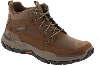 Skechers USA Respected-Boswell - Mens 9 Brown Boot Medium