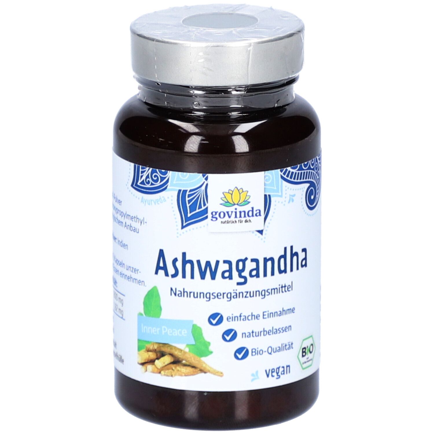 Ashwagandha Kapseln Bio 45 g PET