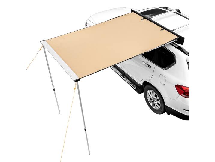 Auvent de véhicule SucceBuy, auvent latéral rétractable pour voiture, auvent de voiture avec sac de rangement imperméable, adapté aux camions, SUV, fourgonnettes, camping-cars