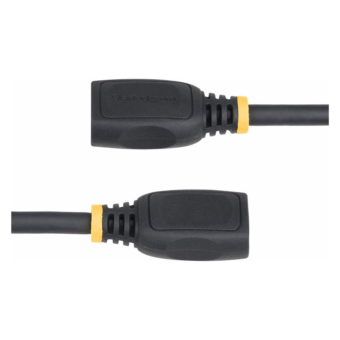 StarTech com 2m HDMI 2.0 Verlängerungskabel, High Speed HDMI Kabel, 4K 60Hz, Arc HDMI Verlängerungsk (2 m) (HD2MF6FL)