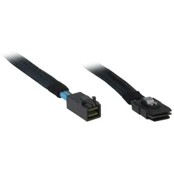 Inter-Tech 0.75m SFF 8643/SFF 8087 0,75 m Schwarz, Blau